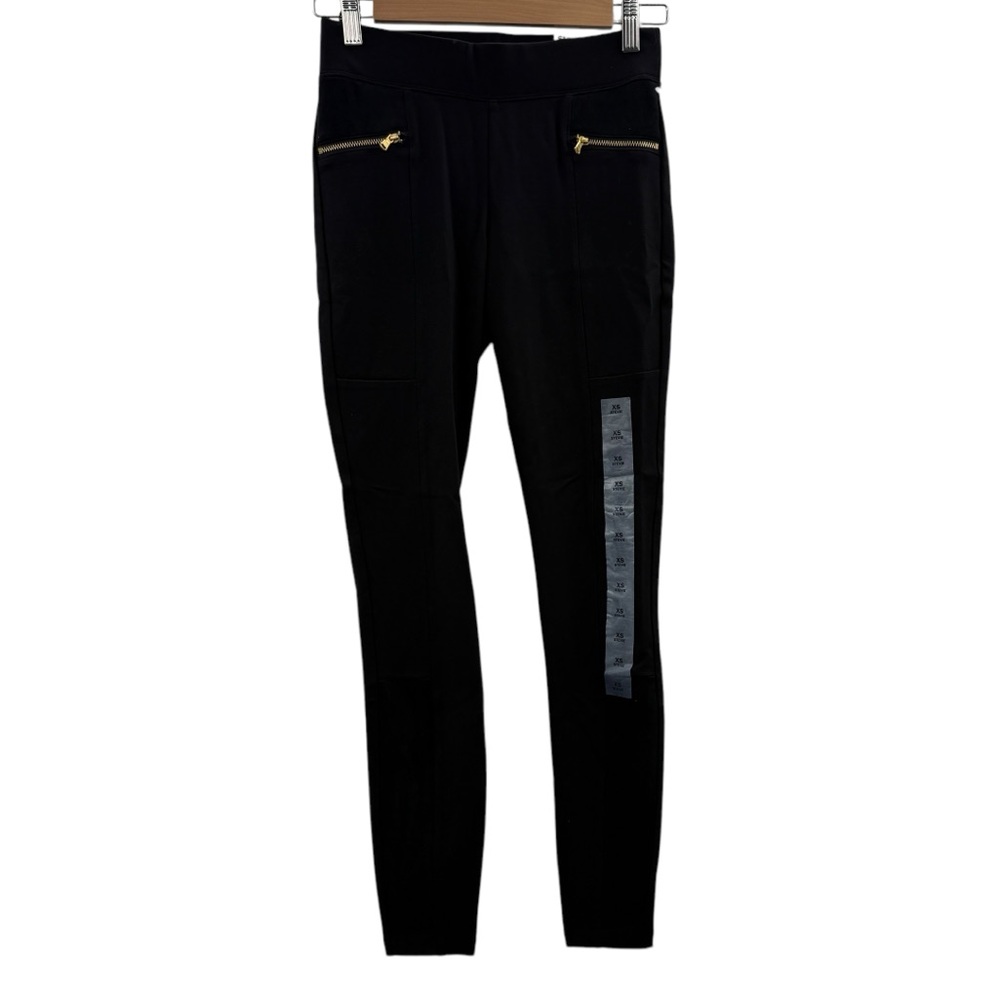 Old Navy NWT Stevie Black Skinny Pants Size XS Mid Rise Zipper‎ Pockets Workwear
